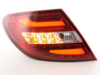 LED-takavalot Mercedes C-Class Typ W204 vm. 07-11 punainen /kirkas Takavalot 4