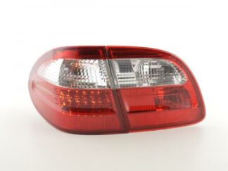 LED-takavalot Mercedes E-Class Combi (210) vm. 99-03 punainen/kirkas Takavalot