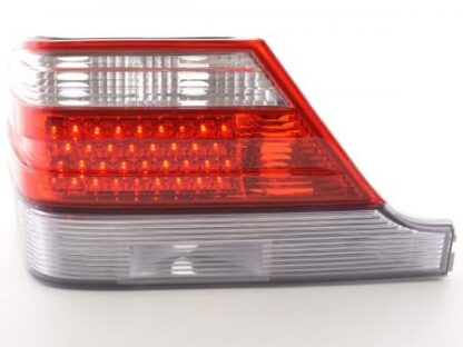 LED-takavalot Mercedes S-Class type W140 vm. 92-98 punainen/kirkas Takavalot 2