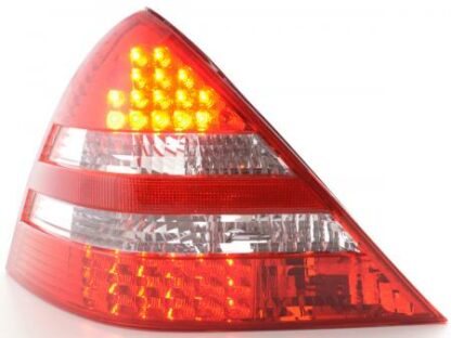 LED-takavalot Mercedes SLK 170 vm. 96-04 punainen/kirkas Takavalot 3