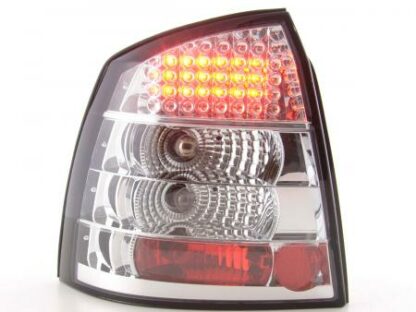 LED-takavalot Opel Astra G 3/5-dr vm. 98-03 kromi Takavalot 3