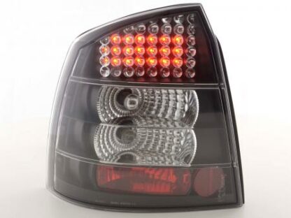 LED-takavalot Opel Astra G 3/5-dr vm. 98-03 musta Takavalot