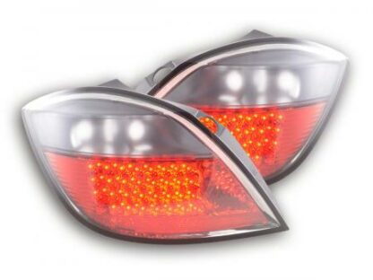 LED-takavalot Opel Astra H 5-door vm. 04- punainen/musta Takavalot