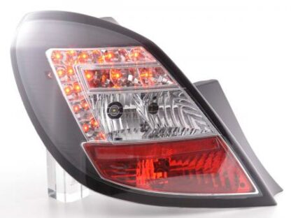 LED-takavalot Opel Corsa D 5-dr vm. 06-10 musta Takavalot
