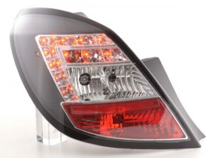 LED-takavalot Opel Corsa D 5-dr vm. 06-10 musta Takavalot 2