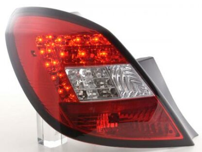 LED-takavalot Opel Corsa D 5-dr vm. 06-10 punainen/kirkas Takavalot