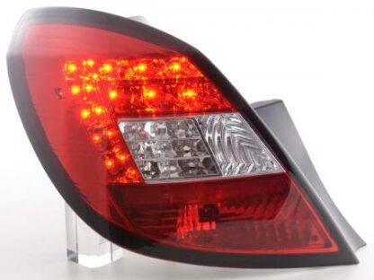 LED-takavalot Opel Corsa D 5-dr vm. 06-10 punainen/kirkas Takavalot 2