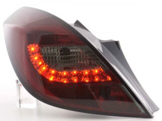 LED-takavalot Opel Corsa D 3-dr vm. 06-10 punainen/musta Takavalot