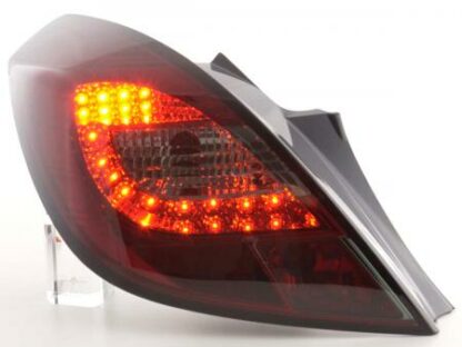 LED-takavalot Opel Corsa D 3-dr vm. 06-10 punainen/musta Takavalot 3