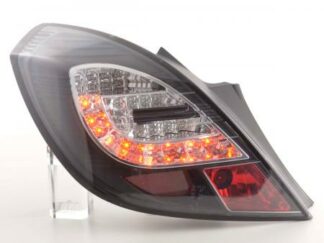 LED-takavalot Opel Corsa D 3-dr vm. 06-10 musta Takavalot