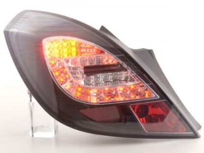 LED-takavalot Opel Corsa D 3-dr vm. 06-10 musta Takavalot 3
