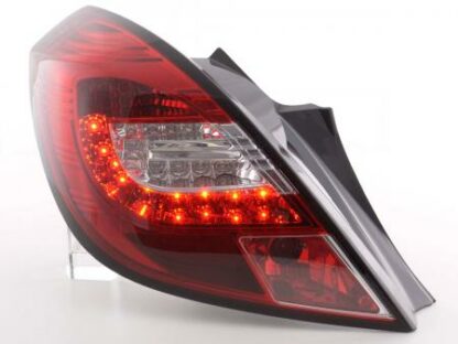 LED-takavalot Opel Corsa D 3-dr vm. 06-10 punainen/kirkas Takavalot