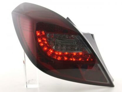 LED-takavalot Opel Corsa D 3-dr vm. 06-10 punainen/musta Takavalot