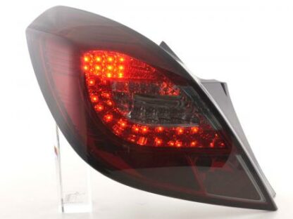 LED-takavalot Opel Corsa D 3-dr vm. 06-10 punainen/musta Takavalot 3
