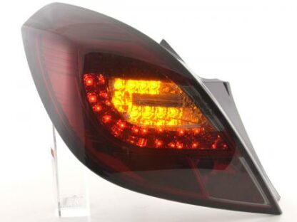 LED-takavalot Opel Corsa D 3-dr vm. 06-10 punainen/musta Takavalot 4
