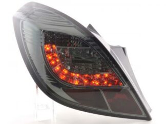 LED-takavalot Opel Corsa D 3-dr vm. 06-10 musta Takavalot