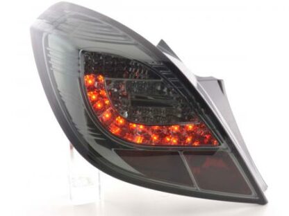 LED-takavalot Opel Corsa D 3-dr vm. 06-10 musta Takavalot 2