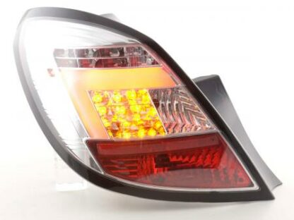 LED-takavalot Opel Corsa D 5-dr vm. 06-10 kromi Takavalot 4