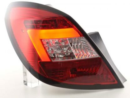 LED-takavalot Opel Corsa D 5-dr vm. 06-10 punainen/kirkas - Image 2