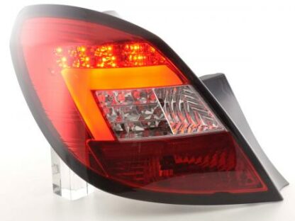 LED-takavalot Opel Corsa D 5-dr vm. 06-10 punainen/kirkas - Image 3