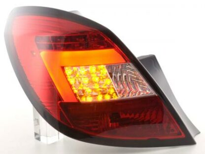 LED-takavalot Opel Corsa D 5-dr vm. 06-10 punainen/kirkas Takavalot 4