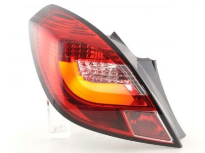 LED-takavalot Opel Corsa D 3-door vm. 06-10 punainen/kirkas Takavalot