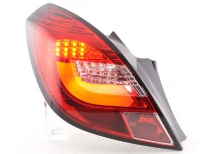 LED-takavalot Opel Corsa D 3-door vm. 06-10 punainen/kirkas Takavalot 3