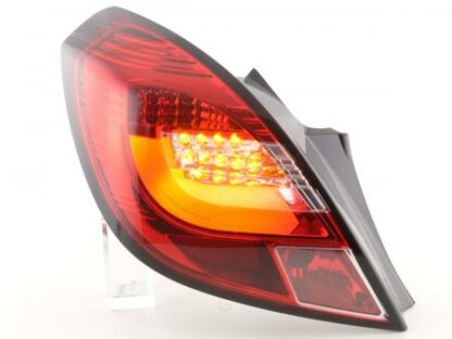 LED-takavalot Opel Corsa D 3-door vm. 06-10 punainen/kirkas Takavalot 4