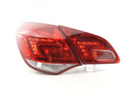 LED-takavalot Opel Astra J vm. 10- punainen/kirkas Takavalot