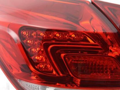 LED-takavalot Opel Astra J vm. 10- punainen/kirkas Takavalot 4