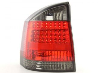 LED-takavalot Opel Vectra C vm. 02-08 musta/punainen Takavalot