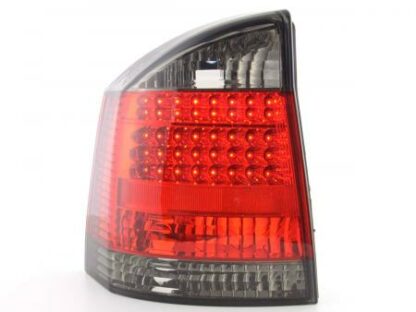 LED-takavalot Opel Vectra C vm. 02-08 musta/punainen Takavalot 2