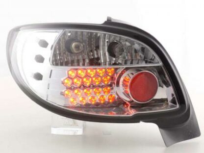 LED-takavalot Peugeot 206 CC Cabrio vm. 98-05 kromi