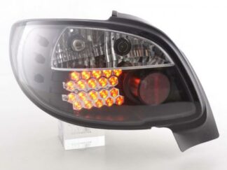 LED-takavalot Peugeot 206 CC Cabrio vm. 98-05 musta Takavalot