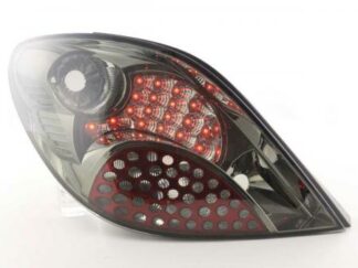 LED-takavalot Peugeot 207 musta Takavalot