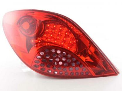 LED-takavalot Peugeot 207 punainen Takavalot 2