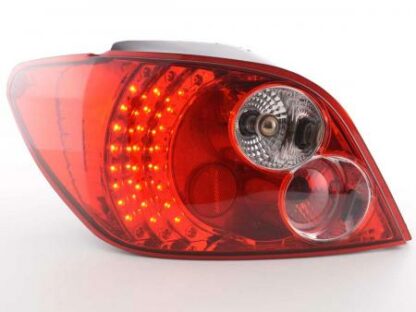 LED-takavalot Peugeot 307 Hatchback vm. 01-04 kirkas/punainen Takavalot