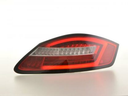 LED-takavalot Porsche Boxster Typ 987 vm. 04-09 punainen/kirkas dynaamisella vilkulla Takavalot