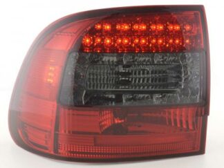 LED-takavalot Porsche Cayenne Typ 955 vm. 02-06 punainen/musta Takavalot