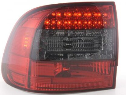 LED-takavalot Porsche Cayenne Typ 955 vm. 02-06 punainen/musta Takavalot 2
