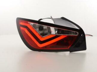 LED-takavalot Seat Ibiza 6J 3-TÃ¼rer vm. 08-12 punainen/kirkas Takavalot