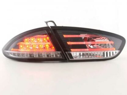 LED-takavalot Seat Leon Typ 1P vm. 09- musta Takavalot 3