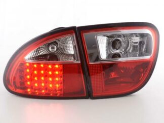 LED-takavalot Seat Leon type 1M vm. 1999-2005 punainen Takavalot