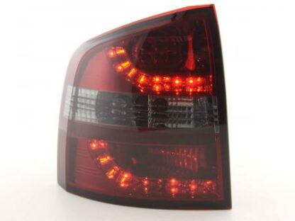 LED-takavalot Skoda Octavia Combi Typ 1Z vm. 05- punainen/musta Takavalot 2