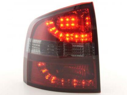 LED-takavalot Skoda Octavia Combi Typ 1Z vm. 05- punainen/musta Takavalot 3