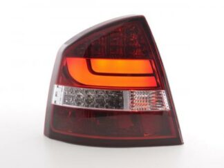 LED-takavalot Skoda Octavia 1Z saloon vm. 05-12 punainen/kirkas Takavalot