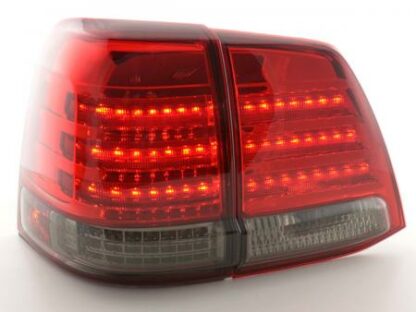 LED-takavalot Toyota Land Cruiser Typ FJ200 vm. 07-08 musta/punainen Takavalot 2