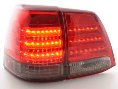 LED-takavalot Toyota Land Cruiser Typ FJ200 vm. 07-08 musta/punainen Takavalot 3