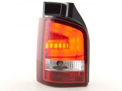 LED-takavalot VW T5 vm. 03-10 punainen/kirkas Takavalot 4