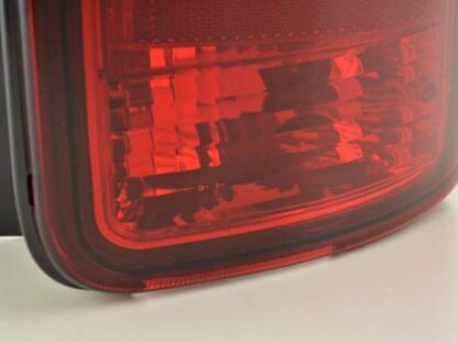 LED-takavalot VW Caddy 2K vm. 03-15 punainen/kirkas Takavalot 3